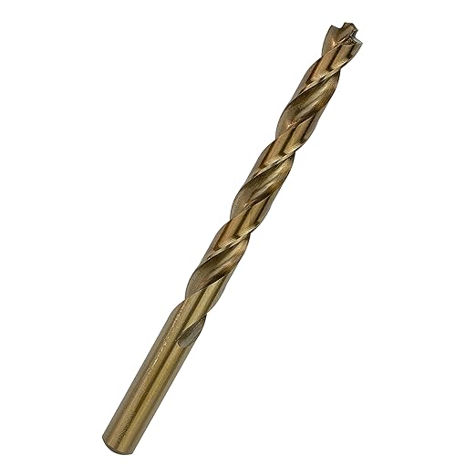 3/8 Inch Cobalt Drill Bit Set 5pcs Heavy-Duty Drill Bits for Metal, Steel, Cast Iron (3/8" x 5")