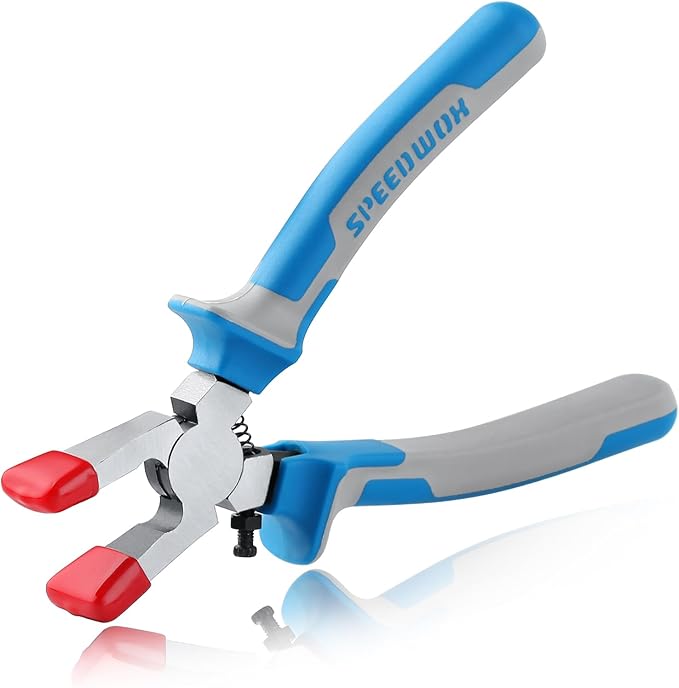 SPEEDWOX 6" Glass Running Pliers for Glass Cutting Key Fob Pliers Glass Breaking Pliers Mini Glass Pliers Glass Cutter Stained Glass Tools Running Pliers for Stained Glass Rubber Pliers