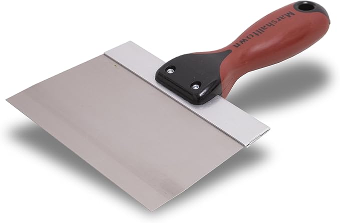 MARSHALLTOWN DuraSoft II Taping Knife, 6 Inch Stainless Steel Blade, For Drywall Finishing, 4506SD