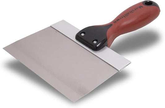 MARSHALLTOWN DuraSoft II Taping Knife, 6 Inch Stainless Steel Blade, For Drywall Finishing, 4506SD