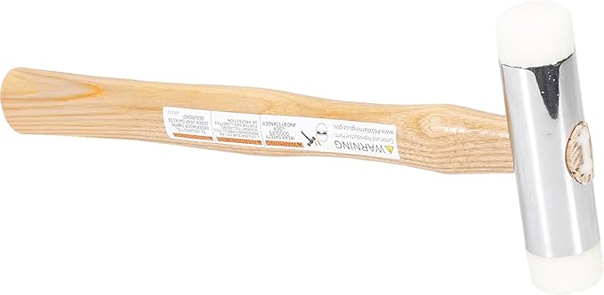 VAUGHAN Nylon Face Hammer, Chrome Plated Zinc Alloy Head, 0.5 Lbs, NT100, VN58408