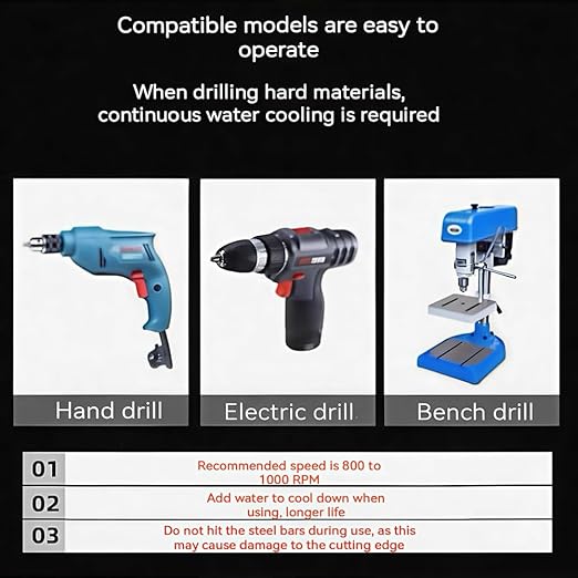 12pcs-New Four-Flute Sawtooth Eccentric Drill Bit, Multifunction Drill Bit Set,High Hardness Skewed Head Eccentric Drill(4+5+6+8+10+12mm)횞2