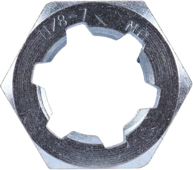 Century Drill & Tool 92921, 1-1/8-7 NC, National Coarse Fractional Right Hand Rethreading Die, High Carbon Steel, Fix Damaged Bolts or Studs