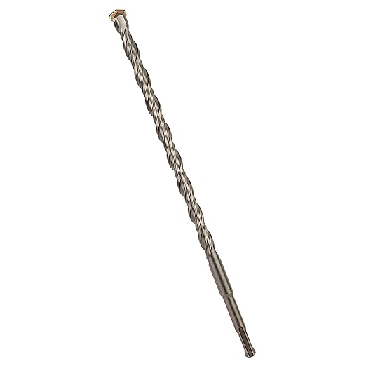9/16 Inch x 12 Inch SDS Plus Rotary Hammer Drill Bit, Carbide Tipped for Brick, Stone, and Concrete Version 2 (9/16" x 10" x 12")