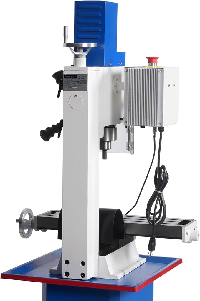 6"x20'' Benchtop Mill Drill Machine, Variable Speed, R8 Spindle, 1 HP 110V, Compact Milling Drilling Tool for Garage Shop, DIY Metalworking without Stand,Model VM18L