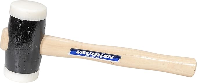 VAUGHAN Nylon Face Hammer, Chrome Plated Zinc Alloy Head, 4.5 Lbs, NT250, VN58418