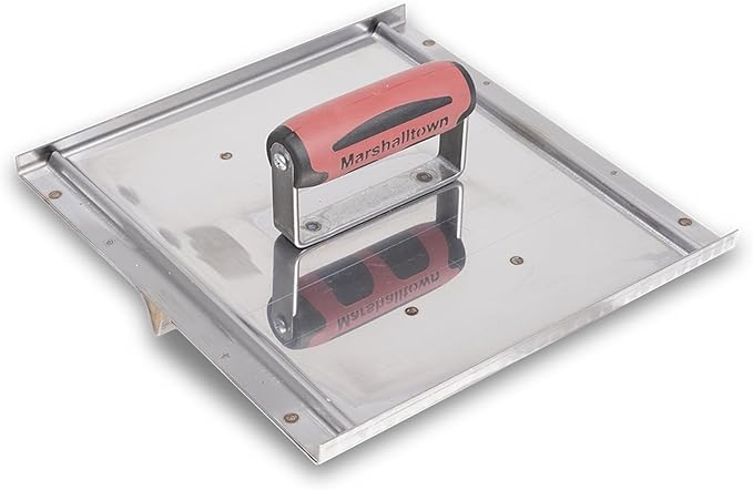 MARSHALLTOWN Chicago Style Stainless Steel Concrete Groover, 10 x 10 Inch Blade, Made in the USA, CG103812D