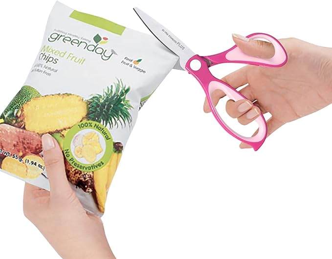 PLUS Fit Cut Curve Scissors 8" Pink