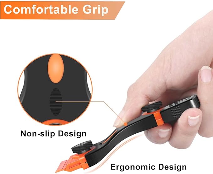 2 Pack Razor Blade Scraper Tool With Extra 10pcs Plastic Blades And 10pcs Metal Blades, 2-in-1 Scraper Tool Cleaning Razor Scraper For Decals, Stickers, Labels, Caulk, Adhesive, Paint, Cooktop