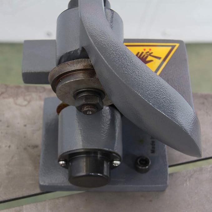 KAKA Industrial Throatless Sheet Metal Shear,0.079 Inch (2mm) metal shears 20-Gauge (0.036 Inch) Manual Bench Cutter for Steel, Aluminum, and Stainless Steel MMS-2