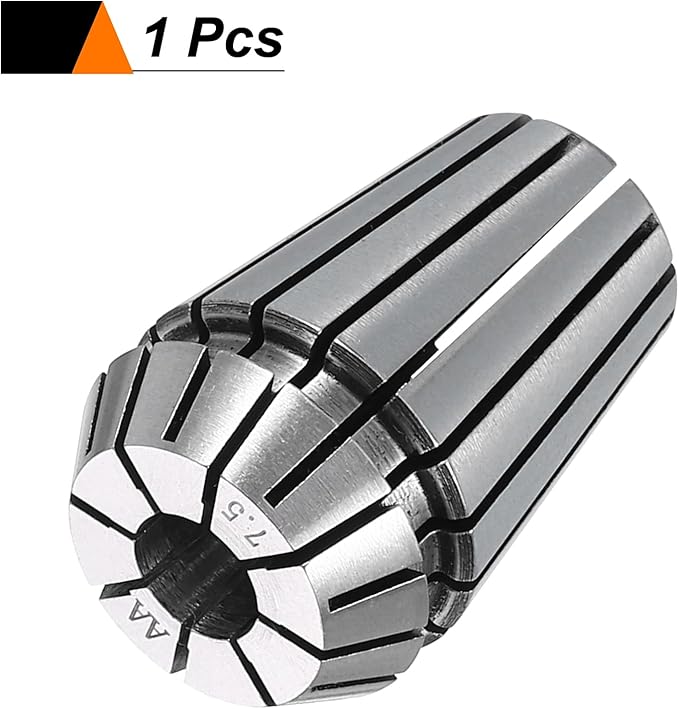 HARFINGTON Spring Collet Chuck ER20 7.5mm 65Mn Spring Steel Precision Router Collets for CNC Engraving Milling Lathe Tool