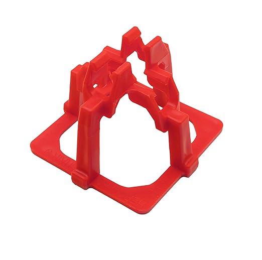 Hercules Plastic 1-1/2" Rebar Chair - (50 Count) Superior Strength & Quality Concrete Snap Rebar Chair For #4 Rebar (50, 1.5??Rebar Chair)