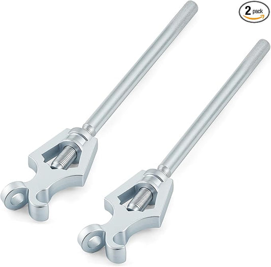 Tandefio 2 Pcs Fire Hydrant Wrench 3 Position Adjustable Multifunctional Hydrant Wrench, Fits Pentagon Nuts up to 1-3/4" or Square Nuts up to 1-1/4", Tightening Fire Pipes (Classic Handle)