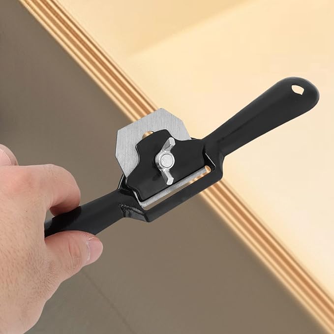 Curved Blade Spokeshave Two Handed Mini Planer Tool Manganese 9 Inch Adjustment Woodworking Cutting Plane Spokeshave Hand Trimming Tool