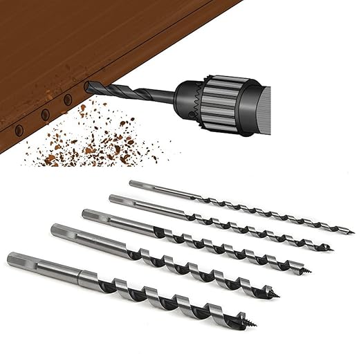 SagaSave 14 * 230mm Wood Auger Drill Bit, Ship Auger Long Drill Bit for Soft and Hard Wood, Plastic, Drywall and Composite Materials, 1Pcs