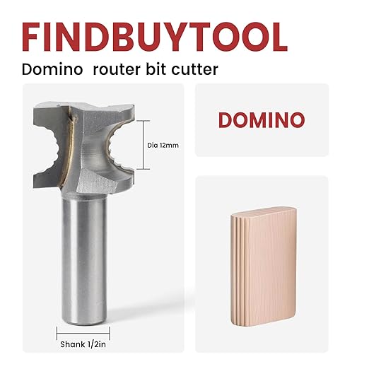 FINDBUYTOOL Domino Router Bit for Festool (D12)
