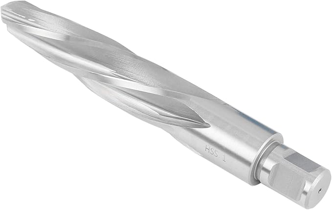 Accusize Industrial Tools 1 in. H.S.S. Aligning Reamers with 3/4 inch Weldon Shank, Spiral Flute, 0521-0001