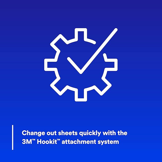 3M Hookit Blue Abrasive Sheet Roll, 36187, Multi-Hole, 2.75 in x 13 yd, 80+ Grade, Automotive Sanding Roll Sandpaper for Coating Removal, Body Repair, Auto Sanding