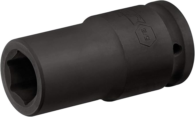Jetech 3/4 Inch Drive 15/16 Inch Deep Impact Socket, Made with Heat-Treated Chrome Molybdenum Alloy Steel, 6-Point Design, SAE
