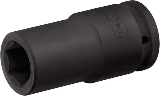 Jetech 3/4 Inch Drive 15/16 Inch Deep Impact Socket, Made with Heat-Treated Chrome Molybdenum Alloy Steel, 6-Point Design, SAE