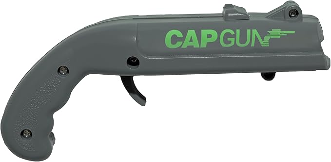 Grey Cap Gun Bottle Opener - Fun and Functional Novelty Beer Bottle Opener with Realistic Design, Gift for Beer Lovers, Parties, and Themed Events