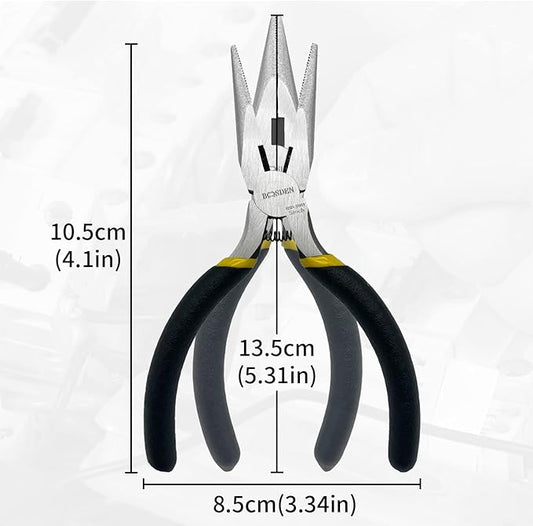 BOOSDEN 5" Needle Nose Pliers, Mini, Jewelry Making, Electronics Repair