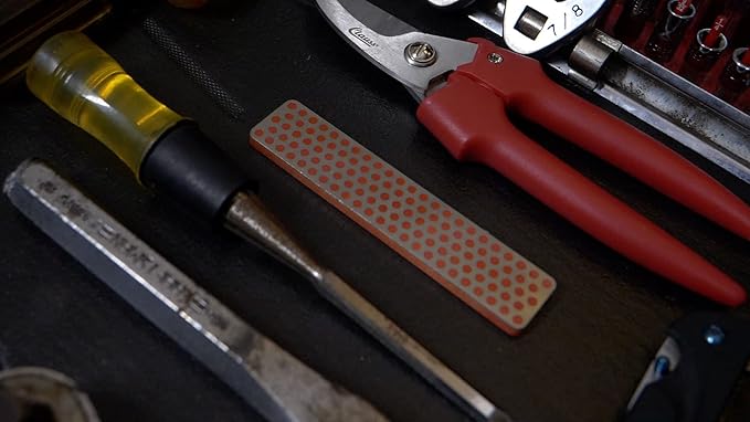 DMT (Diamond Machining Technology) 4-in. Portable Diamond Whetstone Bench Stone, Fine Grit Sharpener (W4F), One Size