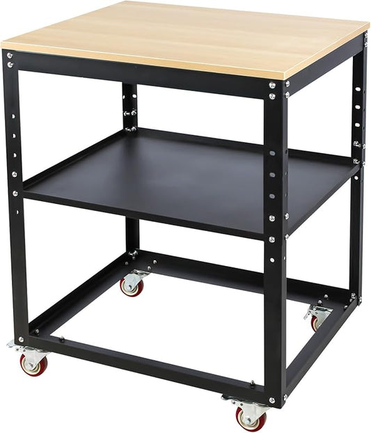 Planer Stand,500 lbs Load Capacity Planer Table with Wheels, Height Adjustable Power Tool Stand, for Most Planers, Saws, Bench-top Machines, Power Tools