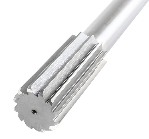 Accusize Industrial Tools 5015-0330 H.S.S. M2 Straight Shank Straight Flute Chucking Reamer, 1-3/8 in