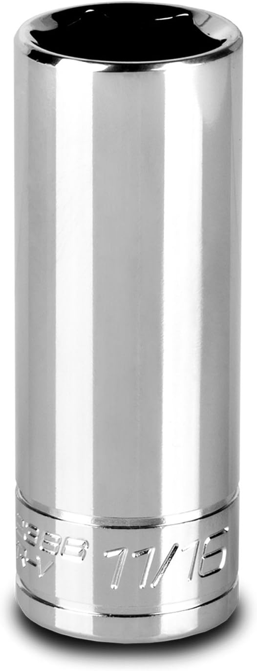 Capri Tools 3/8 in. Drive 11/16 in. 6-Point SAE Deep Socket