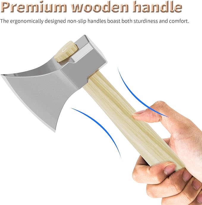 2 pcs Premium Toon Wood Hammer Handle Replacement 90cm Long Wood Tool Handle,Ball Peen Hammer Handles with a Steel Wedges Suitable for Small Hammers or Axes with 58×24mm Tenons