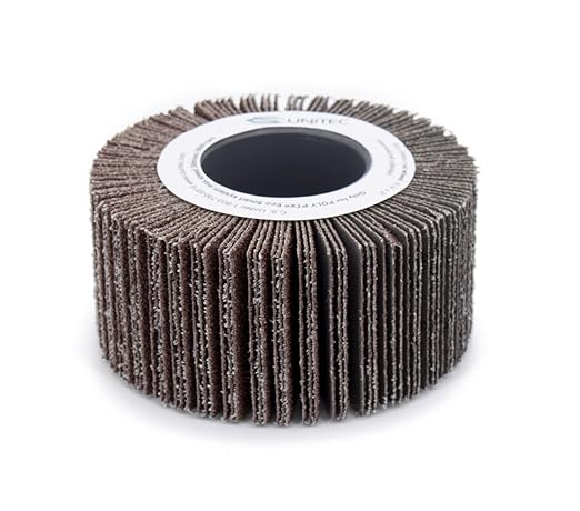 C.S. Unitec | PTX Flap Disc Wheel | 24 Grit Metal Grinder Tool Attachment | 4" Diameter x 2" Wide (47201)