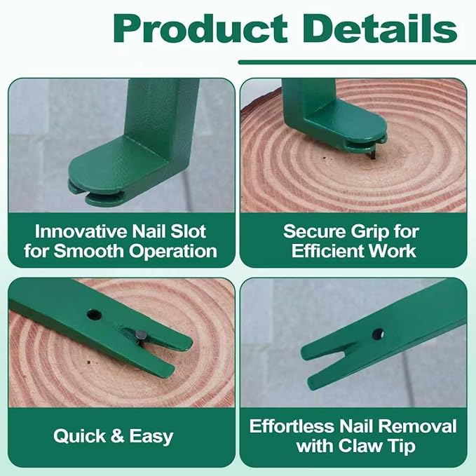 Roof Shingles, Heavy Duty Shingle Removal Tool, Shingles Nail Installer & Puller for Roof Repair, High-Carbon Steel Roof Shingle Nail Remover for Safe and Easy Replacement