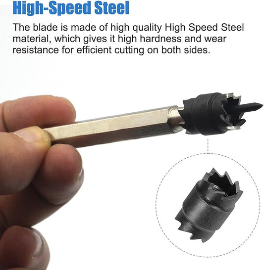 Spot Weld Cutter, Sheet Metal Hole Cutter, Punch Remover Panel Separator for Power Drill Welding Auto Body Work Tool, 3/8 Inch Drill Bit Tool (14-Pack)