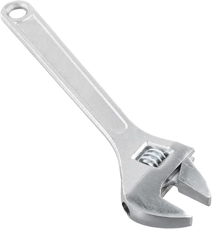 HOIGON Set of 5 Adjustable Wrench, 6 8 10 12 15 Inch Heavy Duty Crescent Wrenches with Wide Jaw and Ergonomic Handle for Machine Maintenance