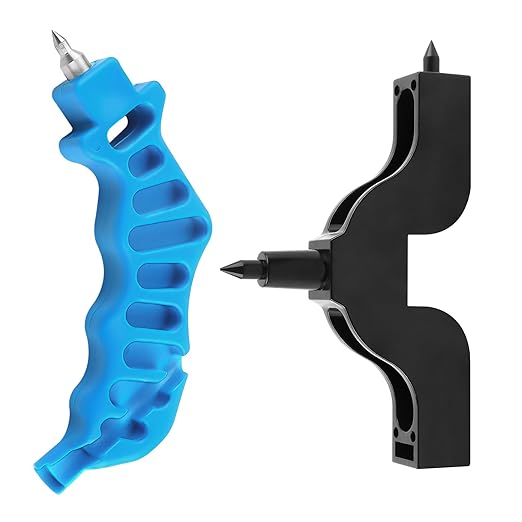 Kalolary 2-in-One Drip Irrigation Tubing Hole Punch, 1/4" Fitting Insertion Tools Drip Tube Hole Punch for 4/7mm PE Pipe Hole Punches