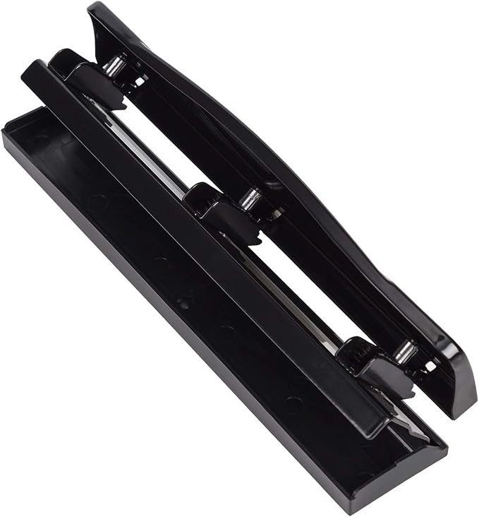 Amazon Basics 3 Hole Punch, 10 Sheet Capacity Pack of 6, Black