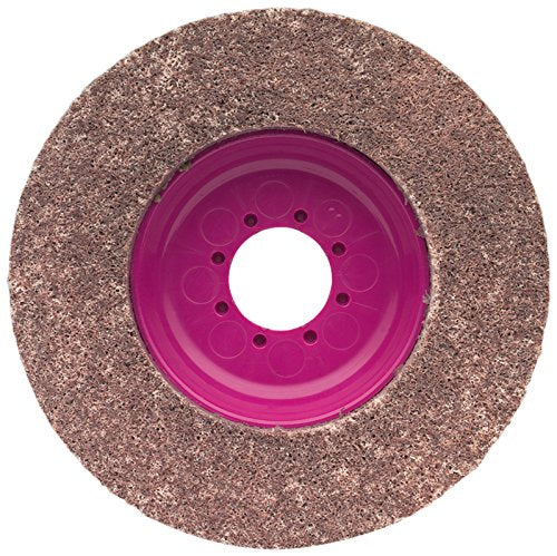 CS Unitec 96711 Magnum Fleece Top Finishing and Polishing Disc, 4-1/2" Diameter, 7/8" Arbor, 180 Grit (Pack of 5)