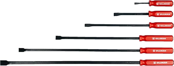 Ullman Devices Corp - Handled PRY Bars - Set of 6 8 12 18 24 32