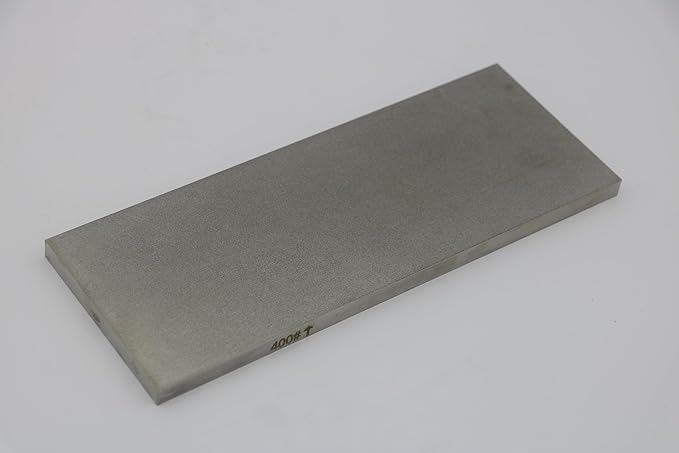 CBN Sharpening Stone 8 inch Double-sided Whetstone Knife Sharpener 8??x 3?? for Sharpening High Speed Steel,Special Steel,for Both Household and Professional Use (400/1000 Grit)