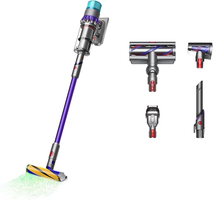 Dyson Gen5detect Cordless Vacuum, 280AW, 3 Power Modes, Up to 70 Minutes,짼 Illumination Reveals dust, HEPA Filtration, All Floor Types