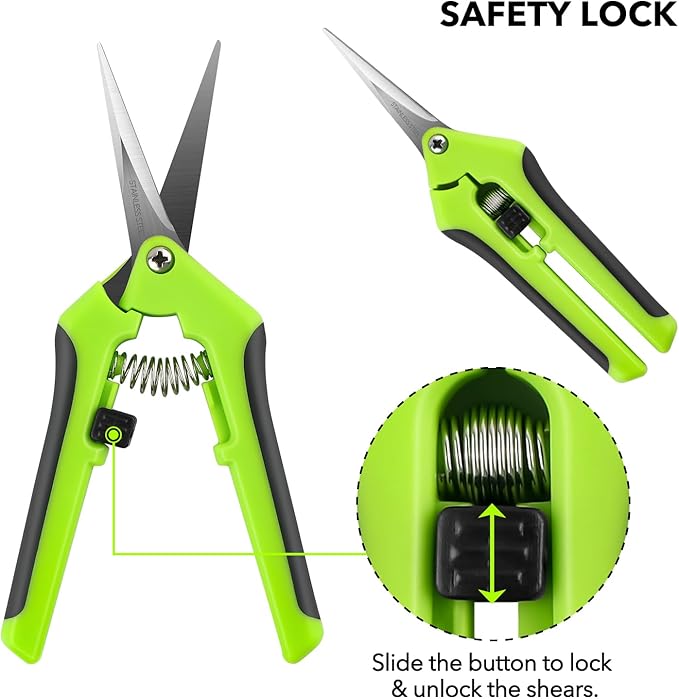 BAOFALI Ergonomic Spring-Action Scissors,Spring-Loaded Craft Shears with Stainless Steel Blades,for Cutting Intricate Details and Tight Patterns for People with Arthritis or Limited Hand Strength