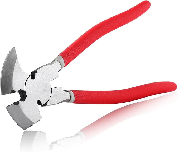 SPEEDWOX Multi Tool 9.5-Inch Fencing Pliers With Hammer Fence Cutter Nail Puller Wire Cutting Hammer Head Pliers