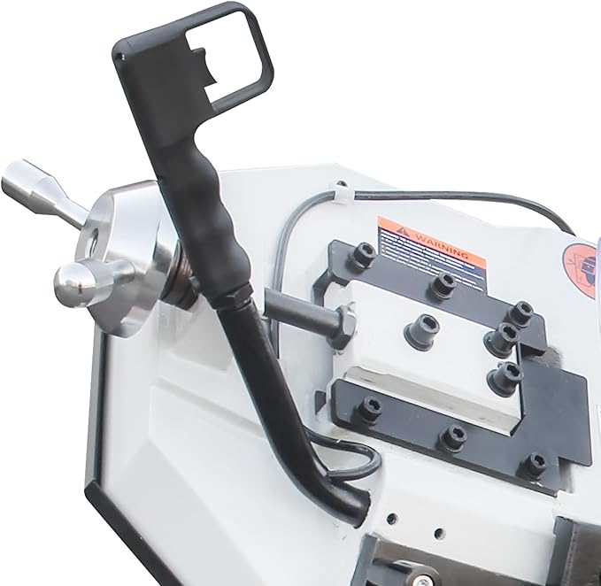 KAKA INDUSTRIAL Metal Band Saw,10-Inch x 7.9-Inch Band Saw 45°/60°/90° Miter Cutting,1.5HP Motor 115V/230V, Worm Gear Drive & Dual Coolant System for Steel, Aluminum, Pipe Fabrication BS-108G