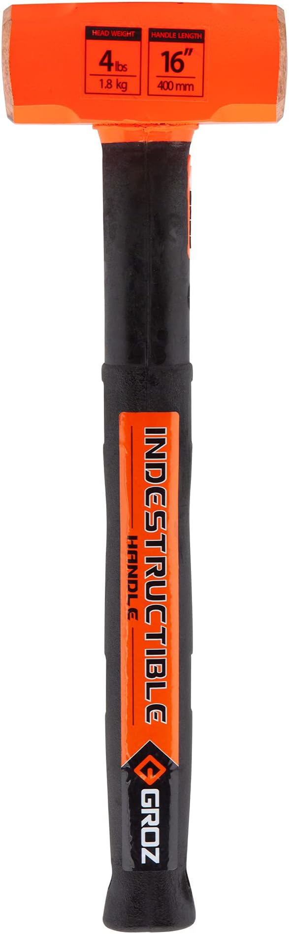 Groz 34604 16" Indestructible Copper Head Striking Hammer, 4 lb
