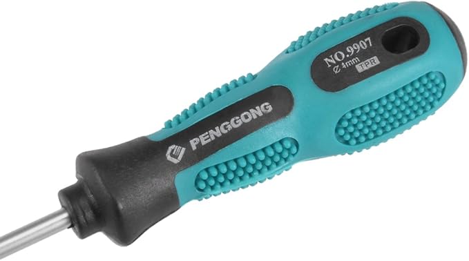 uxcell #0 Phillips Screwdriver 4 Inch Round Shaft Non Slip Comfortable Handle