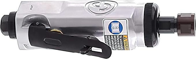 Chicago Pneumatic CP860 - Air Die Grinder Tool, Welder, Woodworking, Automotive Car Detailing, Stainless Steel Polisher, Heavy Duty, Straight, 1/4 Inch (6 mm), 0.54 HP / 400 W - 24000 RPM