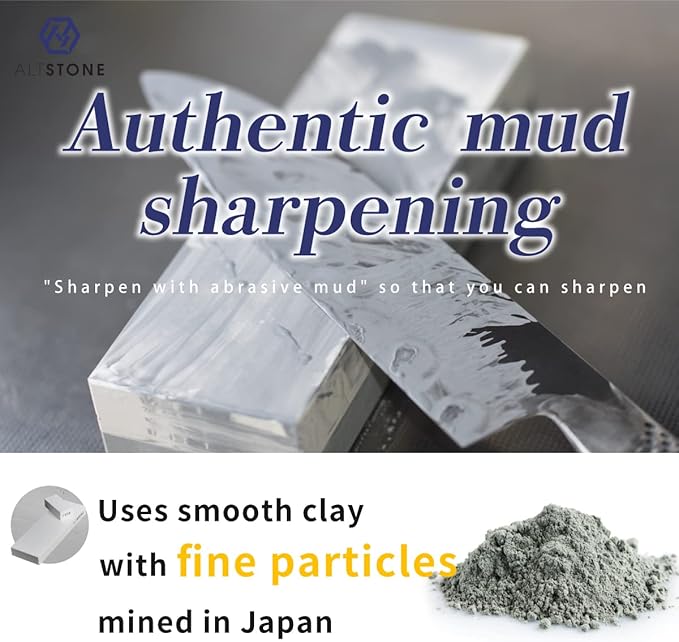 FUKAMI Whetstone Sharpening stone super finishing grit 8000 w/Nagura, 7.1" x 2.4" x 0.8" (Pro Power. Perfectly Compact for home use), Made in Japan (#8000)