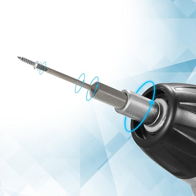 10 Pcs 2.5 Magnetic Slotted Screwdriver Bits S2 Steel Flat Head Screwdriver Bits with 1/4 Inch Hex Shank, 2 Inch Length
