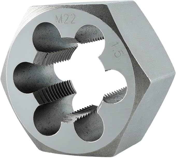 M22 x 1.5 Carbon Steel Hex Rethreading Die for Right Hand
